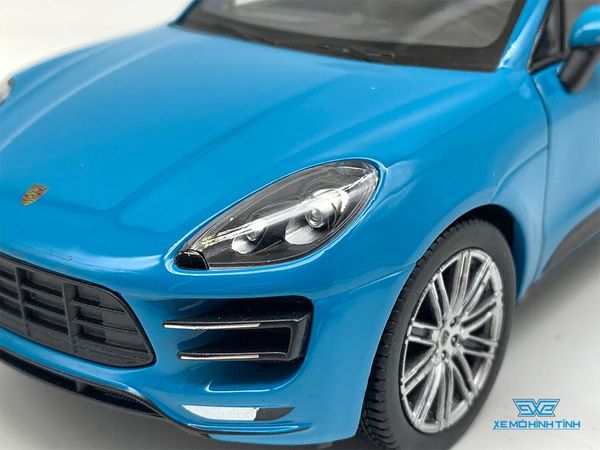 Xe Mô Hình Porsche Macan 1:24 Welly ( Xanh ngọc )