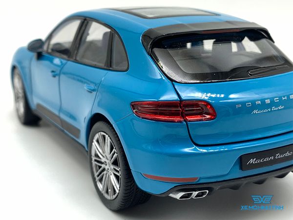 Xe Mô Hình Porsche Macan 1:24 Welly ( Xanh ngọc )