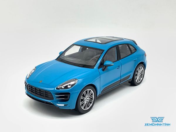 Xe Mô Hình Porsche Macan 1:24 Welly ( Xanh ngọc )