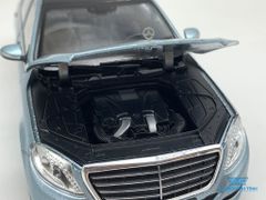 Xe Mô Hinh Mercedes-Benz S-Class 1:24 Welly ( Xanh Bạc )