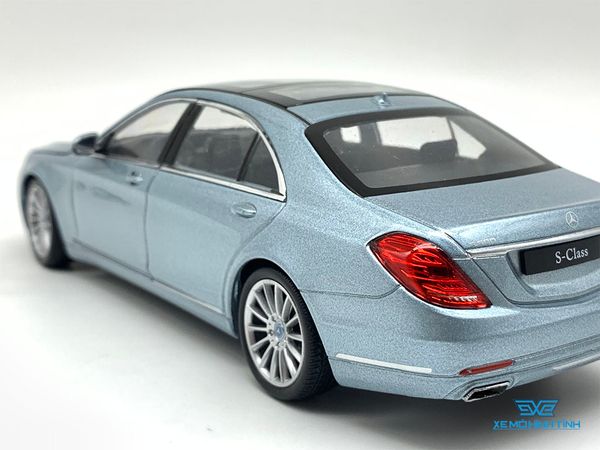 Xe Mô Hinh Mercedes-Benz S-Class 1:24 Welly ( Xanh Bạc )