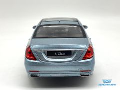 Xe Mô Hinh Mercedes-Benz S-Class 1:24 Welly ( Xanh Bạc )