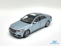 Xe Mô Hinh Mercedes-Benz S-Class 1:24 Welly ( Xanh Bạc )