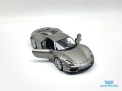Xe Mô Hình Porsche 918 Spyder 1:24 Welly ( Xám )