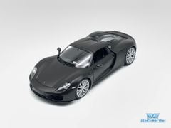 Xe Mô Hình Porsche 918 Spyder 1:24 Welly ( Đen Nhám )