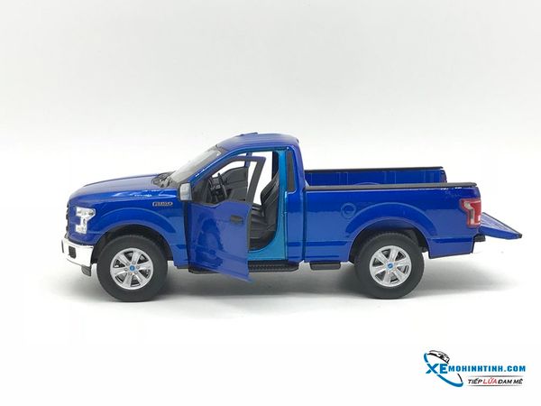 Xe Mô Hình Ford F-150 2015 1:24 Welly ( Xanh Dương )