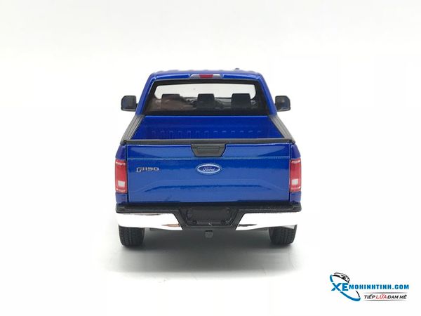 Xe Mô Hình Ford F-150 2015 1:24 Welly ( Xanh Dương )