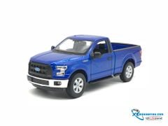 Xe Mô Hình Ford F-150 2015 1:24 Welly ( Xanh Dương )