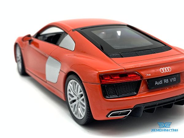 Xe Mô Hình Audi R8 V10 2016 1:24 Welly ( Đỏ )