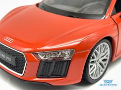 Xe Mô Hình Audi R8 V10 2016 1:24 Welly ( Đỏ )