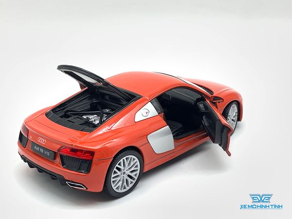 Xe Mô Hình Audi R8 V10 2016 1:24 Welly ( Đỏ )