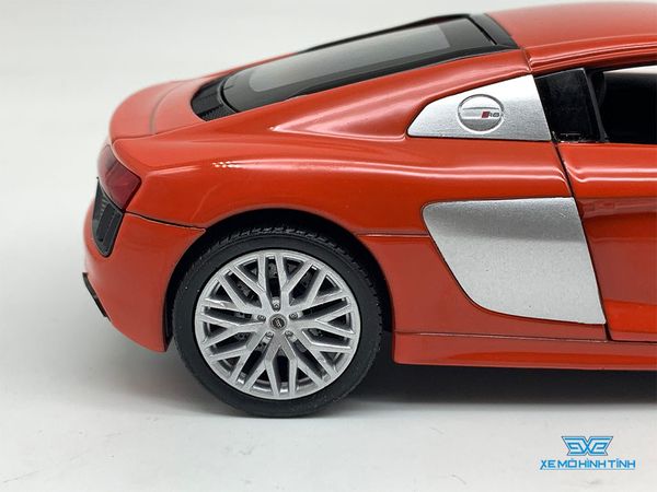 Xe Mô Hình Audi R8 V10 2016 1:24 Welly ( Đỏ )