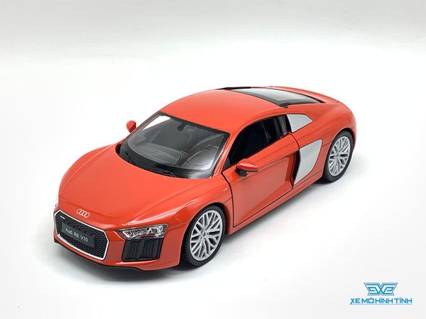 Xe Mô Hình Audi R8 V10 2016 1:24 Welly ( Đỏ )