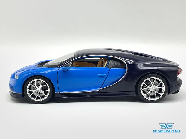 Xe Mô Hình Bugatti Chiron 1:24 Welly ( Xanh )