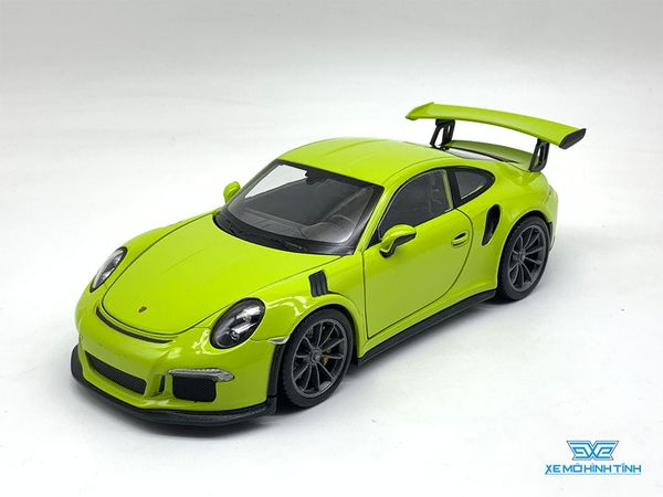 Xe Mô Hình Porsche 911 GT3 RS 2016 1:24 Welly ( Xanh Chuối )