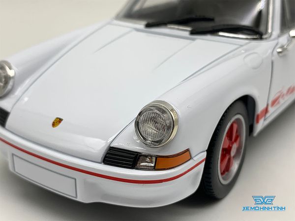 Xe Mô Hình Porsche 911 Carrera RS 2.7 1:24 Welly ( Trắng )