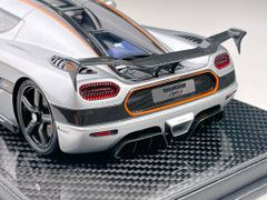 Xe mô hình Koenigsegg Agera RS 1:18 FrontiArt ( Moon Sliver )