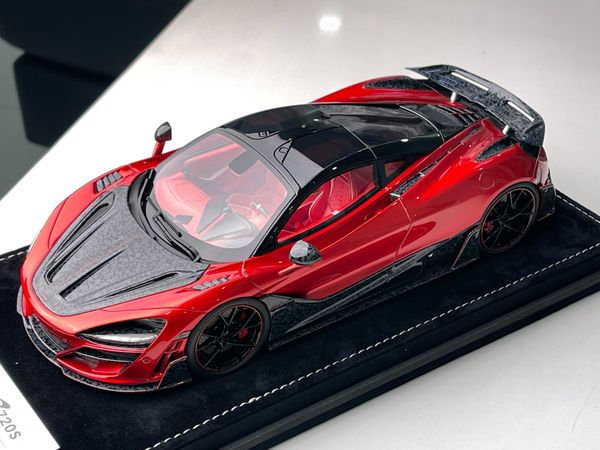 Xe Mô Hình McLaren 720S 1:18 Mansory limited 99psc ( Candy Red ) ( 97 )