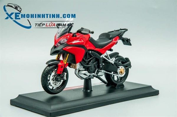 XE MÔ HÌNH DUCATI MULTISTRADA 1200S 1:18 MAISTO (ĐỎ)