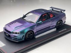 Xe Mô Hình Nissan Skyline R34 Z-Tune 1:18 One Model ( Tím Biến Màu )