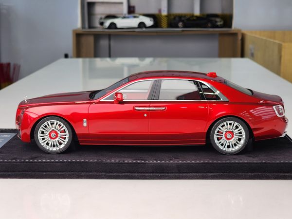 Xe Mô Hình Rolls-Royce Ghost 1:18 HH Model ( Đỏ Candy )