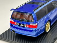 Xe Mô Hình Nissan Stagea- R34 Custom Version Limited 66 pcs 1:18 Ivy Model ( Xanh Dương )