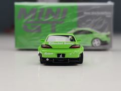 Xe Mô Hình Nissan Silvia (S15) Rocket Bunny 1:64 MINIGT ( Green )