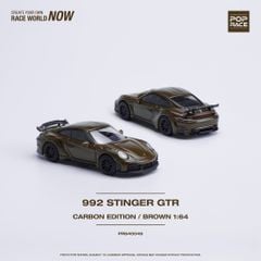 Xe Mô Hình 992 Stinger GTR Carbon Edition - Brown 1:64 POPRACE