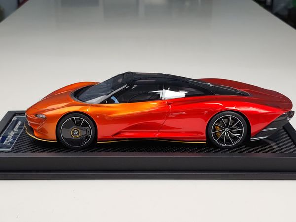 Xe Mô Hình Melaren Speedtail 1:18 Vip Scale Models ( Volcanic Red )