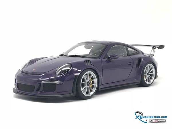 1/18 PORSCHE 911(991) GT3 RS (ULTRAVIOLET/SILVER WHEELS)