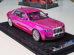 Xe Mô Hình Rolls-Royce Ghost 1:18 HH Model ( Flash Pink/ Mâm Bạc )