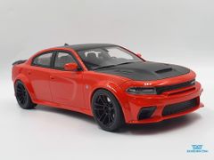 Xe Mô Hình Dodge Charger SRT Hellcat Red Eye in Go Mango Limited Editon 1:18 GTSpirit (Cam Đen)