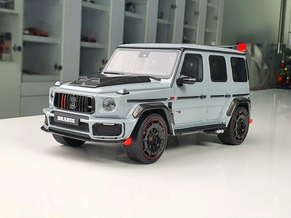 Xe Mô Hình Mercedes-Benz G63 Brabus G900 Rocket Grey 1:18 GTSpirit ( Xám )