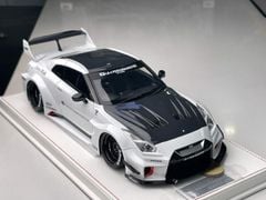 Xe Mô Hình Nissan GTR R35 Liberty Walk 1:18 LB Performance ( Trắng mui đen )