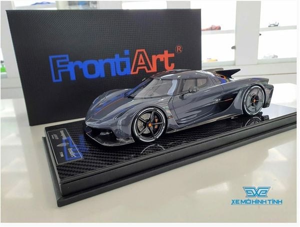 Xe Mô Hình Koenigsegg Jesko Absolut 1:18 FrontiArt ( Xám Đen )