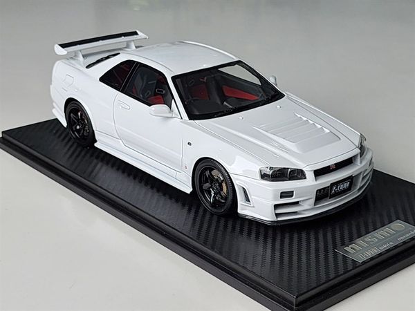 Xe Mô Hình Nissan Skyline R34 Z-Tune 1:18 One Model ( Trắng )