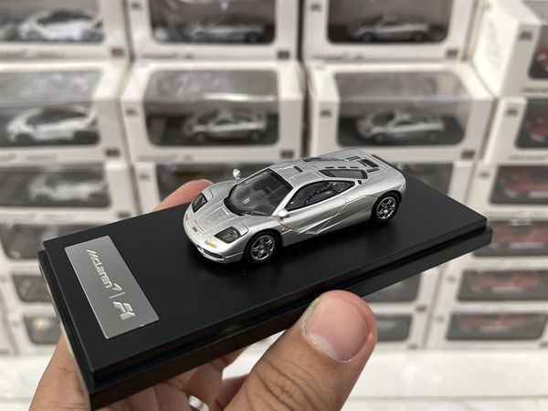 Xe Mô Hình McLaren F1 1:64 LCD ( Bạc )