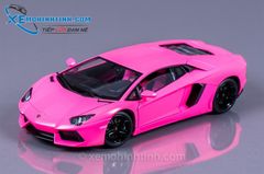 XE MÔ HÌNH LAMBORGHINI AVENTADOR LP700 1:18 WELLY-FX (HỒNG)