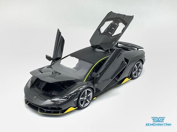 Xe Mô Hình Lamborghini Centenario 1:18 Maisto ( Xám Viền Vàng )