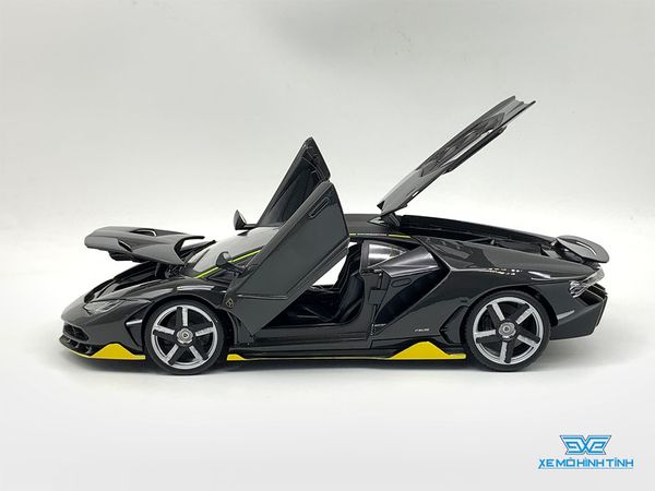 Xe Mô Hình Lamborghini Centenario 1:18 Maisto ( Xám Viền Vàng )