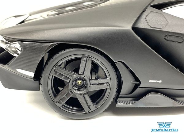 Xe Mô Hình Lamborghini Centenario 1:18 Maisto ( Đen Nhám Viền Đỏ )