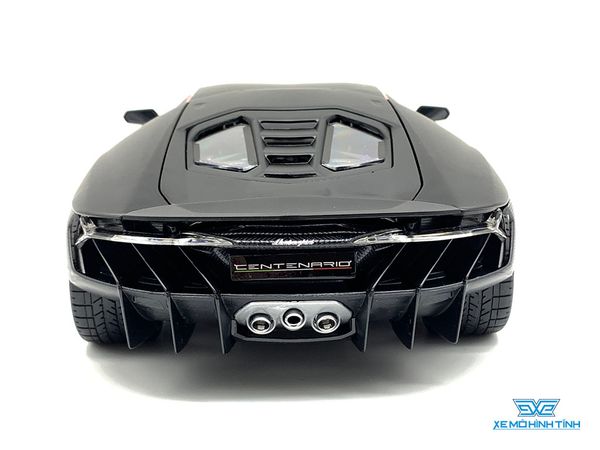 Xe Mô Hình Lamborghini Centenario 1:18 Maisto ( Đen Nhám Viền Đỏ )