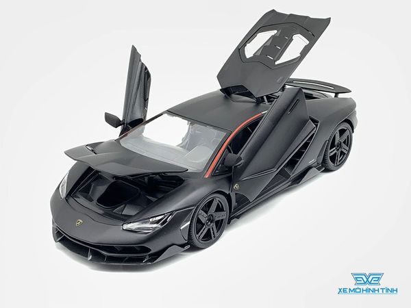 Xe Mô Hình Lamborghini Centenario 1:18 Maisto ( Đen Nhám Viền Đỏ )