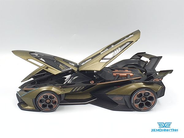 Xe Mô Hình Lambo V12 Vision Gran Turismo 1:18 Maisto ( Xanh Rêu Nhám )