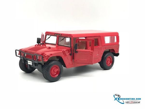 Mô hình ô tô Hummer 4 Door Wagon 1:24 Maisto ( Đỏ )