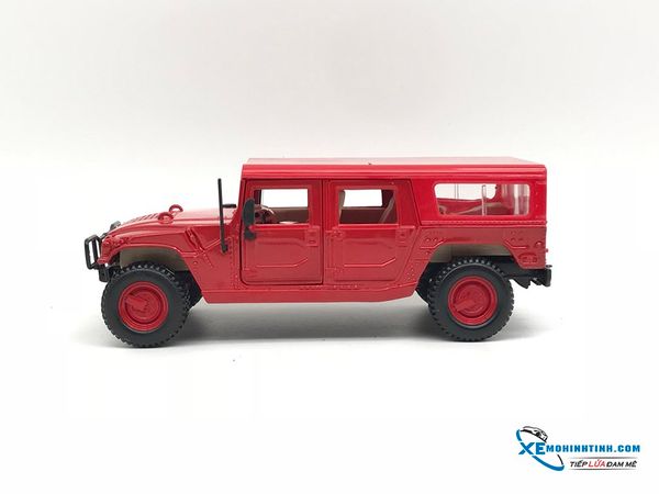 Mô hình ô tô Hummer 4 Door Wagon 1:24 Maisto ( Đỏ )