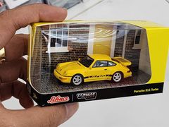 Xe Mô Hình Porsche 911 Turbo 1:64 Schuco ( Vàng )