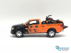 Xe Mô Hình Harley-Davidson Ford F150 STX Pickup Truck 2007 XL 1200N Nightster 1:24 Maisto ( Cam )