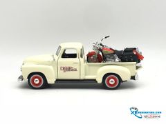 Xe Mô Hình F-350 Super Duty Pick-up FLHTPI Glide 2004 1:24 Maisto ( Kem )