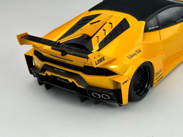 Xe Mô Hình Lamborghini Huracan GT LB-Silhouette Works 1:18 AutoArt (METALLIC YELLOW)